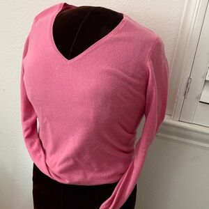 Charter Club Pink V-Neck Sweater
